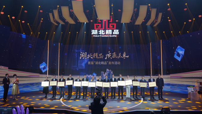 湖北省人民政府盛閱春副省長親自給湖北艾克電纜頒獎(jiǎng)授牌！